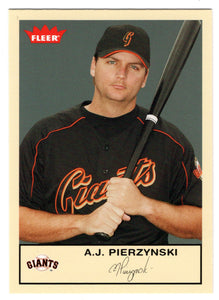 A.J. Pierzynski - San Francisco Giants (MLB Baseball Card) 2005 Fleer Tradition # 290 Mint