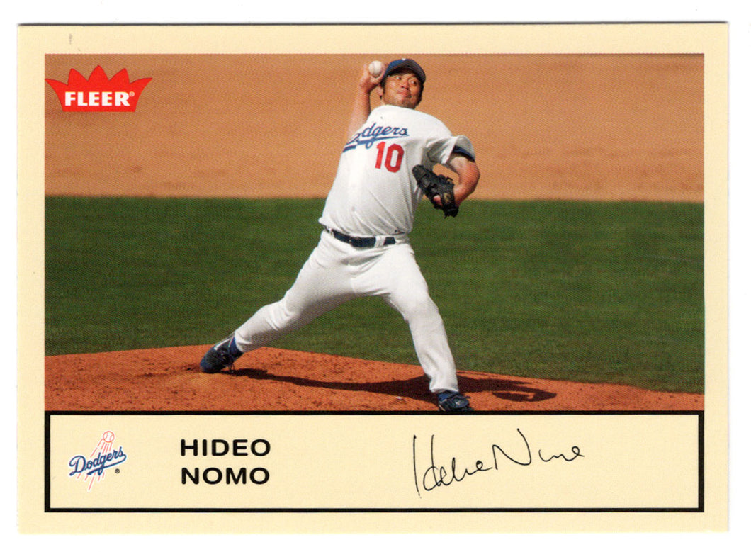Hideo Nomo - Los Angeles Dodgers (MLB Baseball Card) 2005 Fleer Tradition # 292 Mint