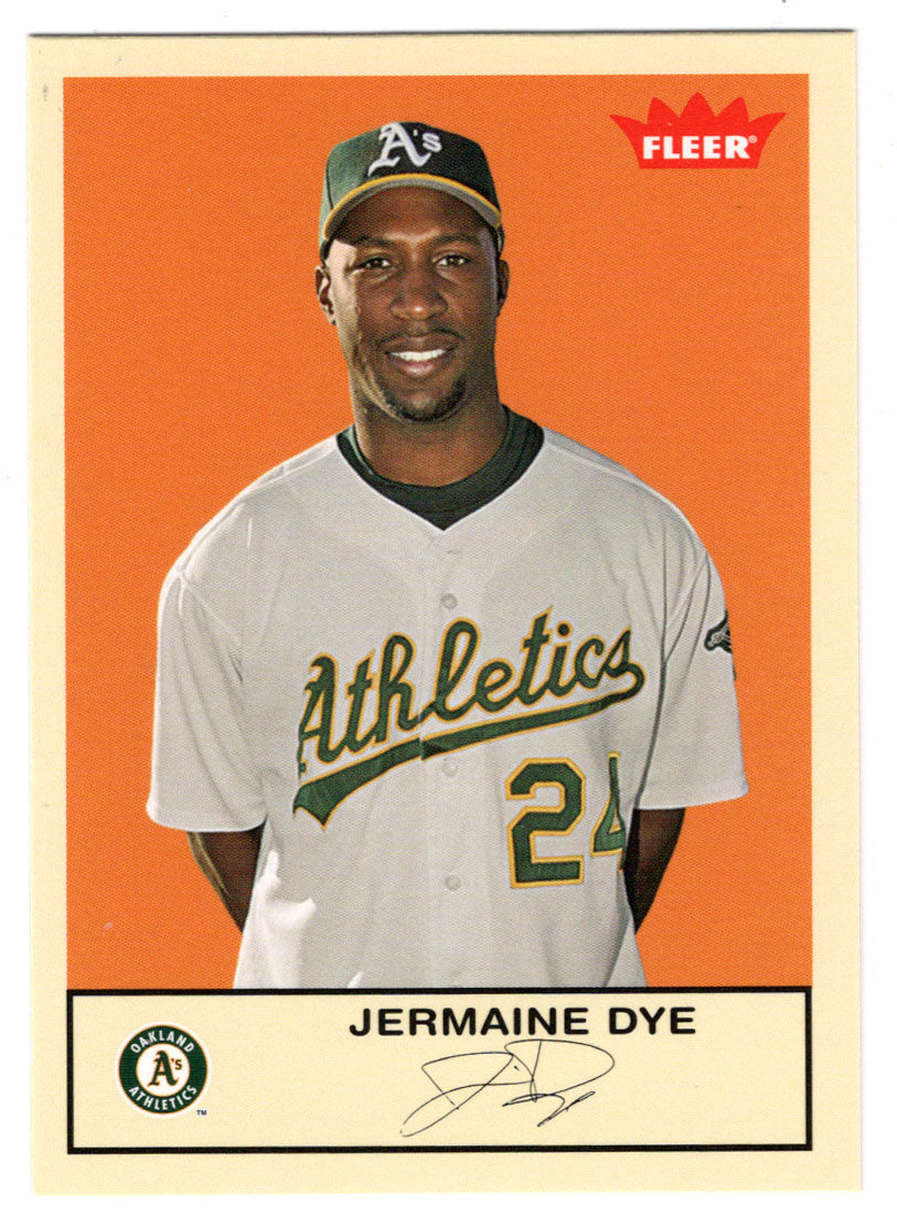 Jermaine Dye - Oakland Athletics (MLB Baseball Card) 2005 Fleer Tradition # 298 Mint
