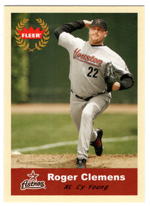 Roger Clemens - Houston Astros - Award Winner (MLB Baseball Card) 2005 Fleer Tradition # 337 Mint