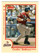 Carlos Beltran - Houston Astros - Record Performance (MLB Baseball Card) 2005 Fleer Tradition # 344 Mint