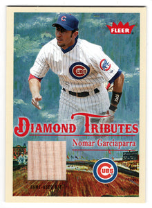 Nomar Garciaparra - Chicago Cubs - Diamond Tributes - Game Used Bat (MLB Baseball Card) 2005 Fleer Tradition # NG Mint