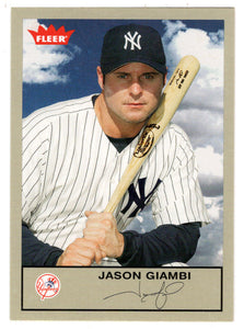 Jason Giambi - New York Yankees - Gray Backs (MLB Baseball Card) 2005 Fleer Tradition # 35 Mint