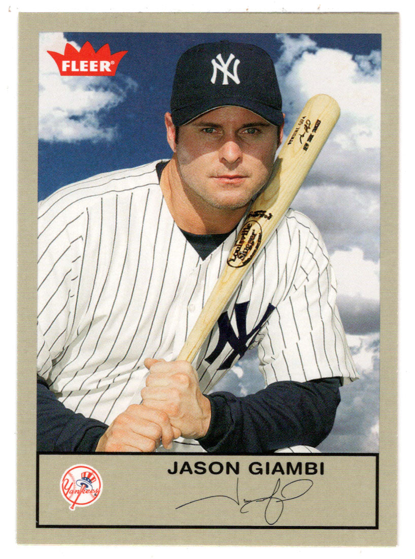 Jason Giambi - New York Yankees - Gray Backs (MLB Baseball Card) 2005 Fleer Tradition # 35 Mint