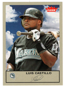 Luis Castillo - Florida Marlins - Gray Backs (MLB Baseball Card) 2005 Fleer Tradition # 44 Mint