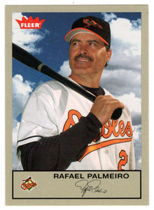 Rafael Palmeiro - Baltimore Orioles - Gray Backs (MLB Baseball Card) 2005 Fleer Tradition # 63 Mint