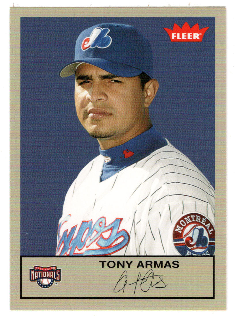 Tony Armas Jr. - Washington Nationals - Gray Backs (MLB Baseball Card) 2005 Fleer Tradition # 66 Mint