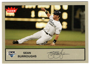 Sean Burroughs - San Diego Padres - Gray Backs (MLB Baseball Card) 2005 Fleer Tradition # 80 Mint