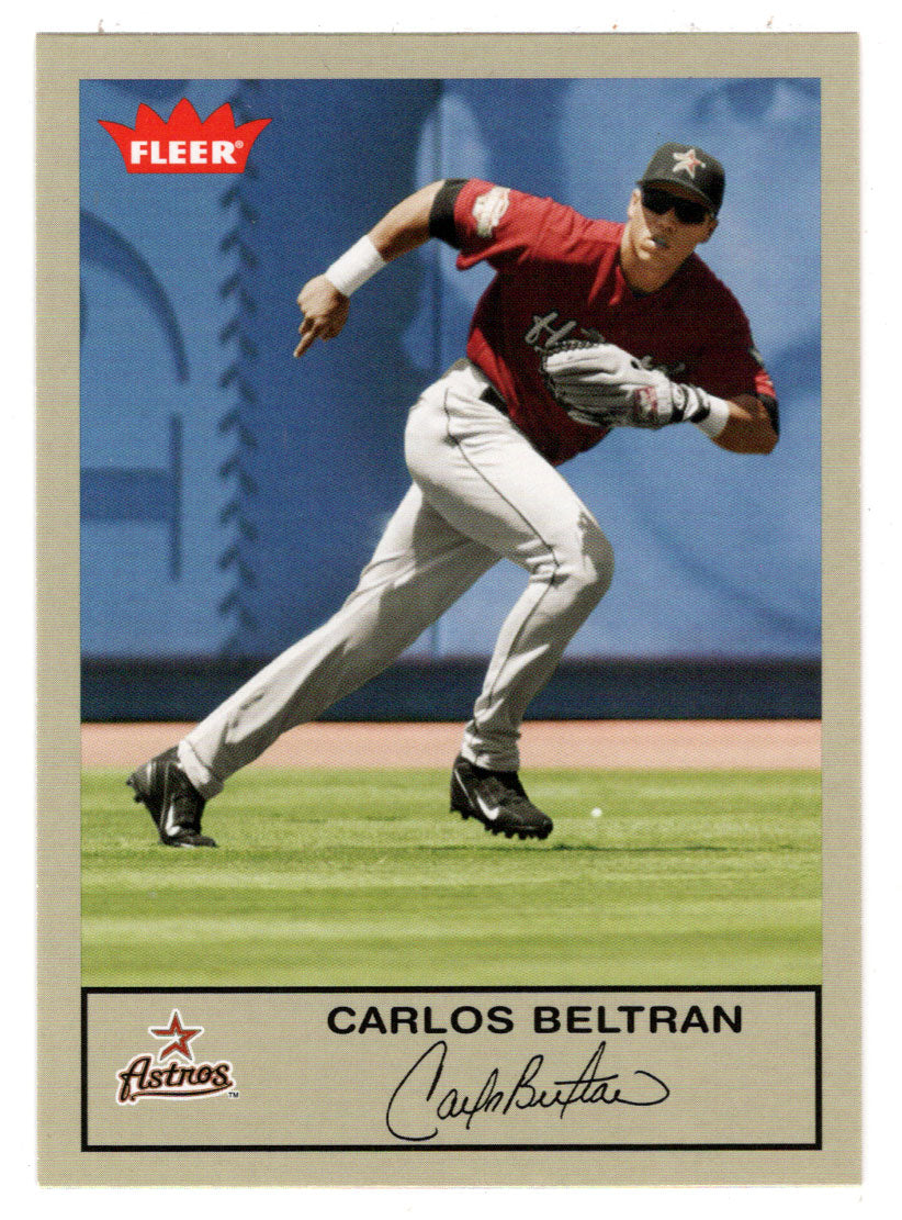 Carlos Beltran - Houston Astros - Gray Backs (MLB Baseball Card) 2005 Fleer Tradition # 87 Mint