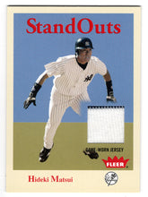 Load image into Gallery viewer, Hideki Matsui - New York Yankees - Standouts Jersey (MLB Baseball Card) 2005 Fleer Tradition # HM Mint
