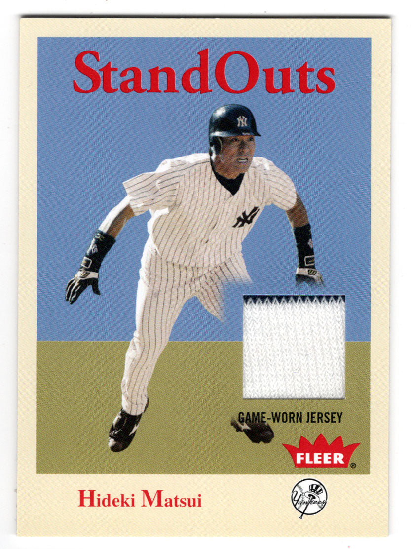 Hideki Matsui - New York Yankees - Standouts Jersey (MLB Baseball Card) 2005 Fleer Tradition # HM Mint