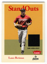 Load image into Gallery viewer, Lance Berkman - Houston Astros - Standouts Jersey (MLB Baseball Card) 2005 Fleer Tradition # LB Mint
