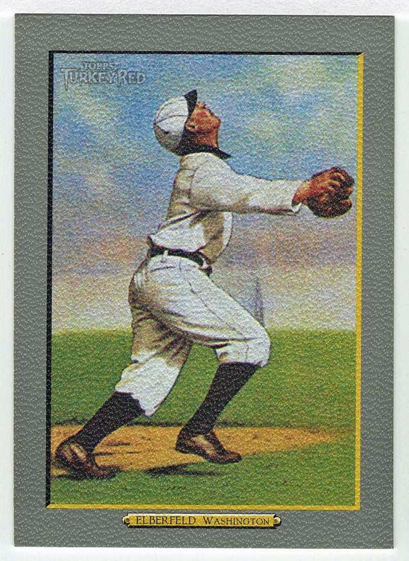 Kid Elberfeld - Washington Senators - Retro (MLB Baseball Card) 2005 Topps Turkey Red # 15 Mint