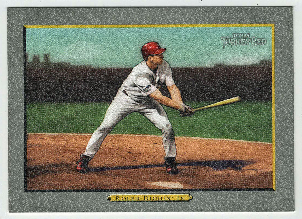 Scott Rolen Diggin' In - St. Louis Cardinals - Checklist (MLB Baseball Card) 2005 Topps Turkey Red # 46 Mint