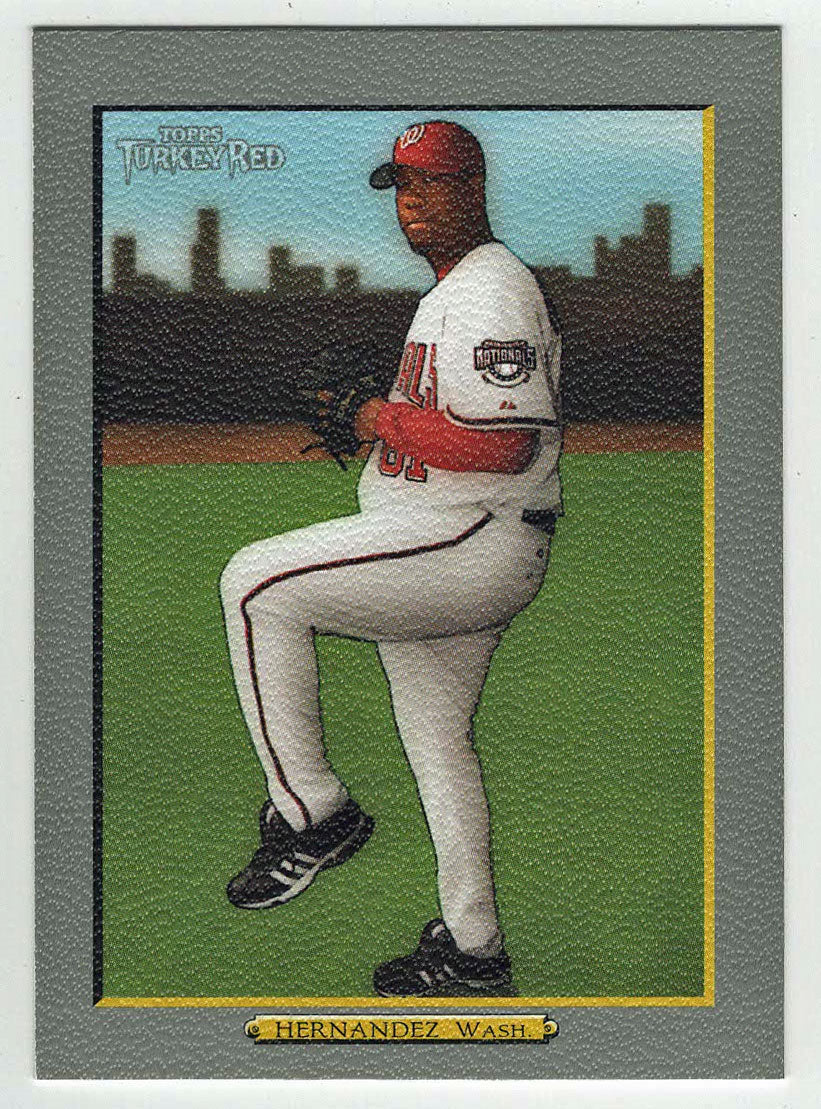 Livan Hernandez - Washington Nationals (MLB Baseball Card) 2005 Topps Turkey Red # 69 Mint