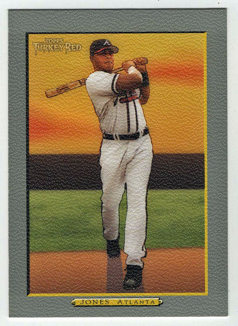 Andruw Jones - Atlanta Braves (MLB Baseball Card) 2005 Topps Turkey Red # 134 Mint