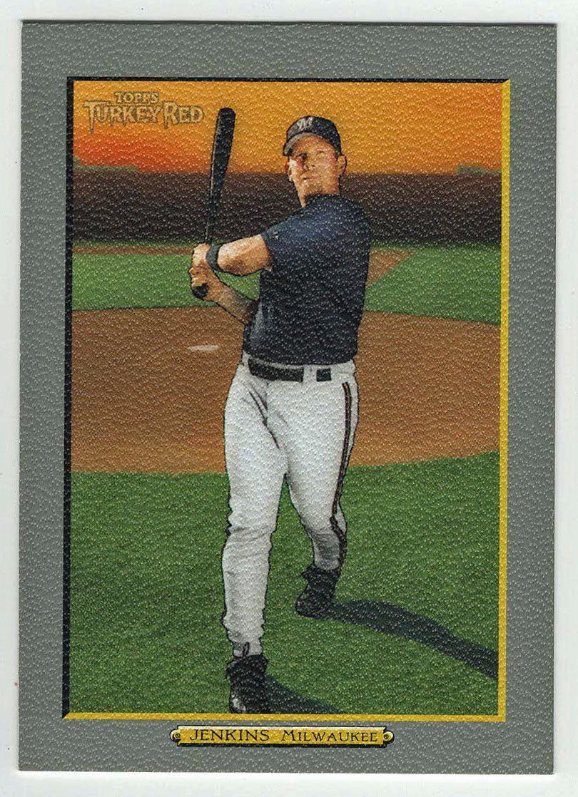 Geoff Jenkins - Milwaukee Brewers (MLB Baseball Card) 2005 Topps Turkey Red # 147 Mint