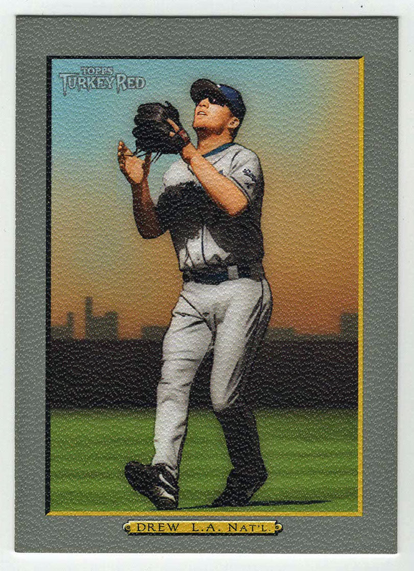 J.D. Drew - Los Angeles Dodgers (MLB Baseball Card) 2005 Topps Turkey Red # 159 Mint