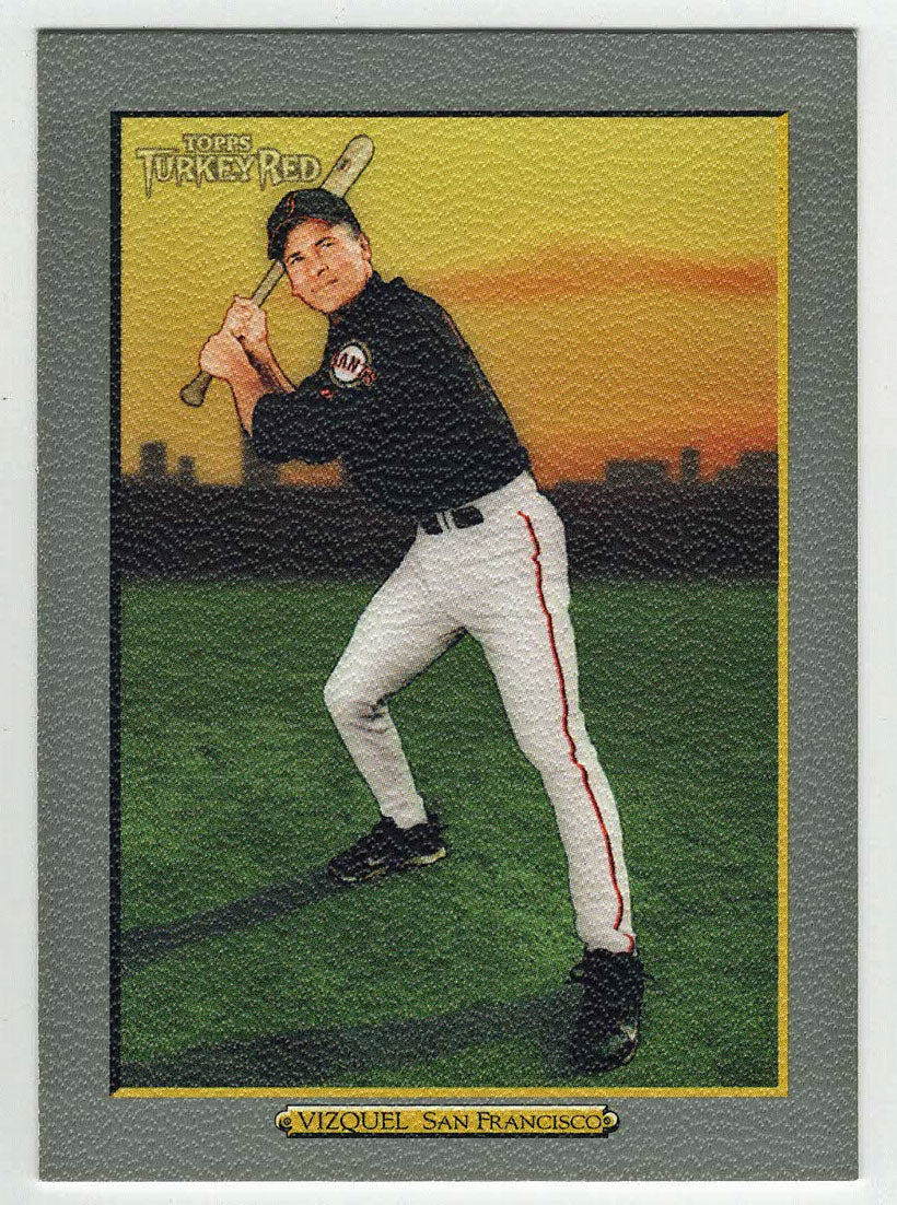 Omar Vizquel - San Francisco Giants (MLB Baseball Card) 2005 Leaf Certified  Materials # 118 Mint