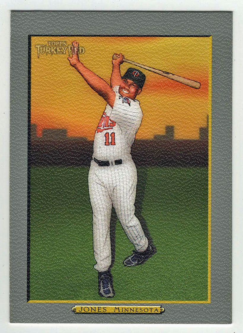 Jacque Jones - Minnesota Twins (MLB Baseball Card) 2005 Topps Turkey Red # 259 Mint