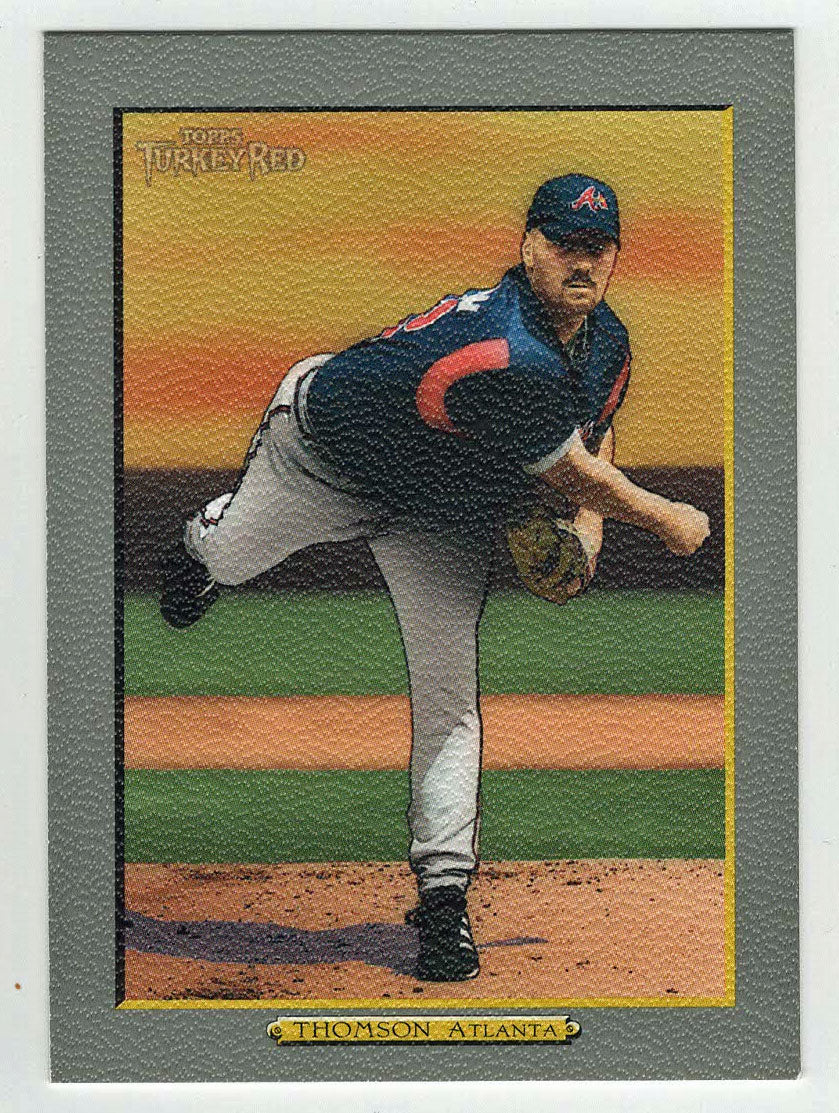 John Thomson - Atlanta Braves (MLB Baseball Card) 2005 Topps Turkey Red # 265 Mint