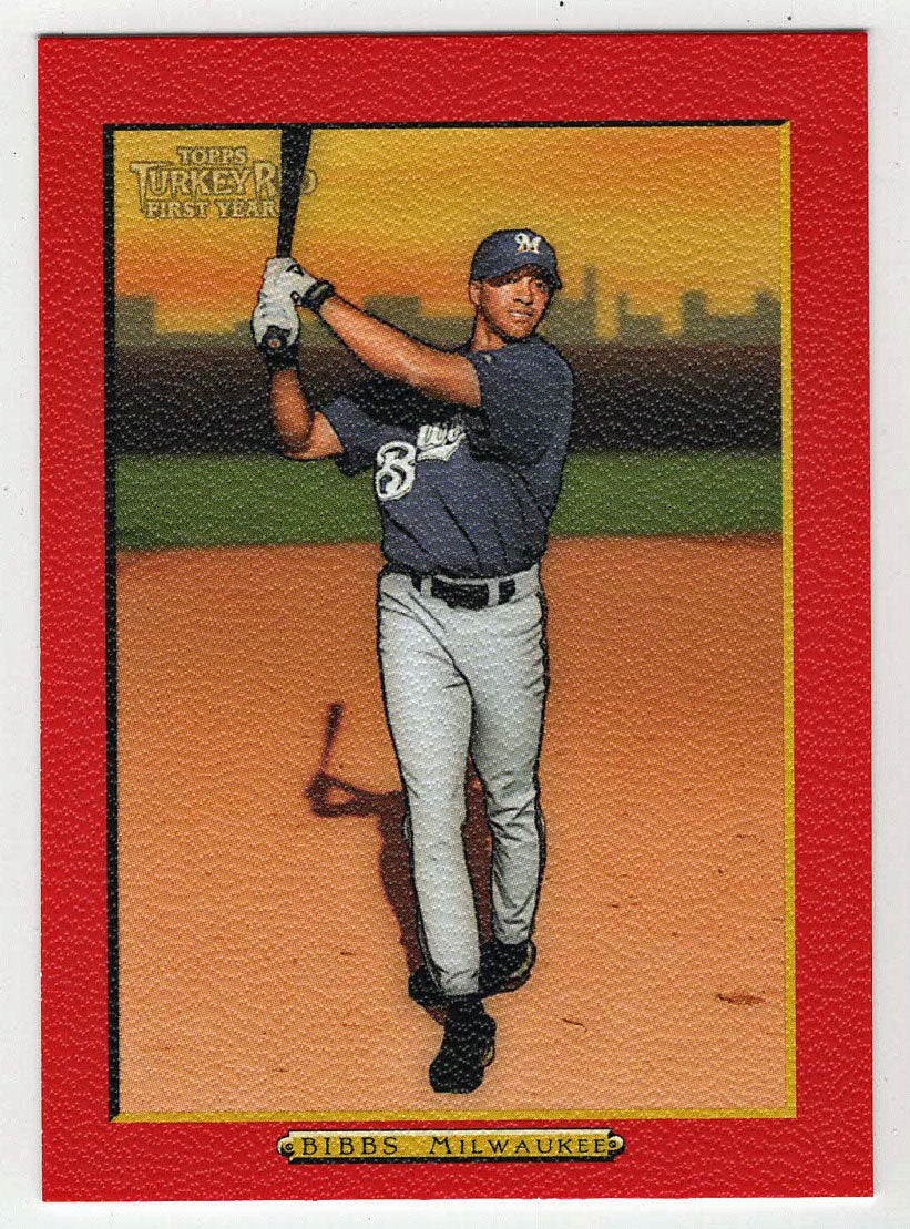 Kennard Bibbs - Milwaukee Brewers - Red Edition (MLB Baseball Card) 2005 Topps Turkey Red # 298 Mint