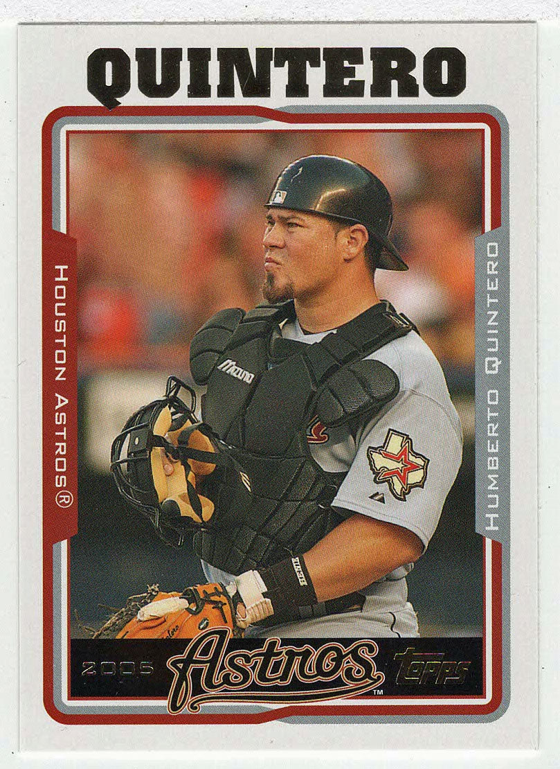 Humberto Quintero - Houston Astros (MLB Baseball Card) 2005 Topps Update # 18 Mint