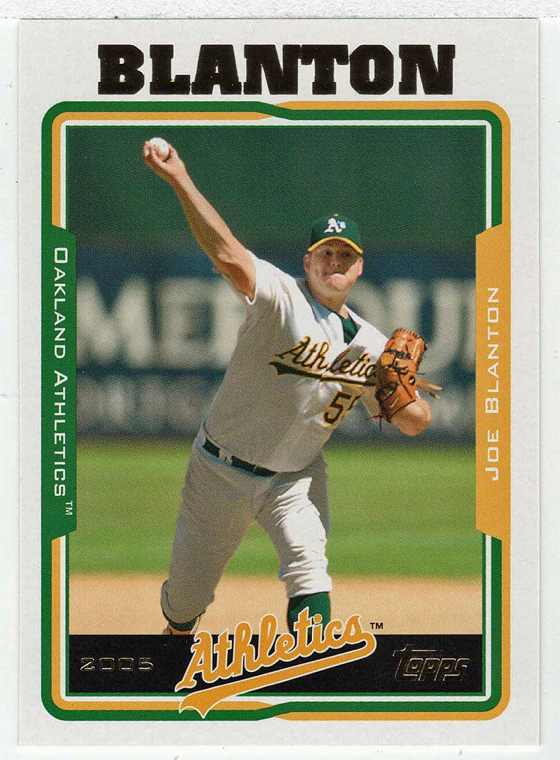 Joe Blanton - Oakland Athletics (MLB Baseball Card) 2005 Topps Update # 53 Mint