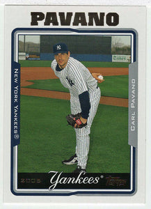 Carl Pavano - New York Yankees (MLB Baseball Card) 2005 Topps Update # 70 Mint