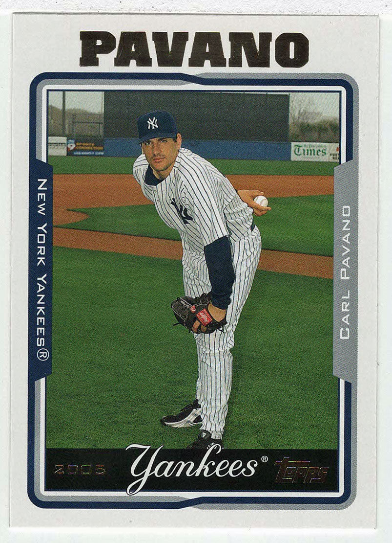 Carl Pavano - New York Yankees (MLB Baseball Card) 2005 Topps Update # 70 Mint