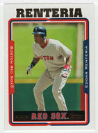 Edgar Renteria - Boston Red Sox (MLB Baseball Card) 2005 Topps Update # 75 Mint