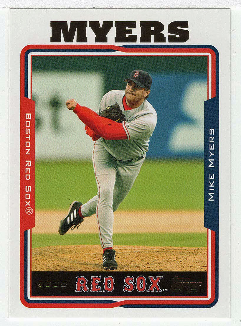 Mike Myers - Boston Red Sox (MLB Baseball Card) 2005 Topps Update # 76 Mint