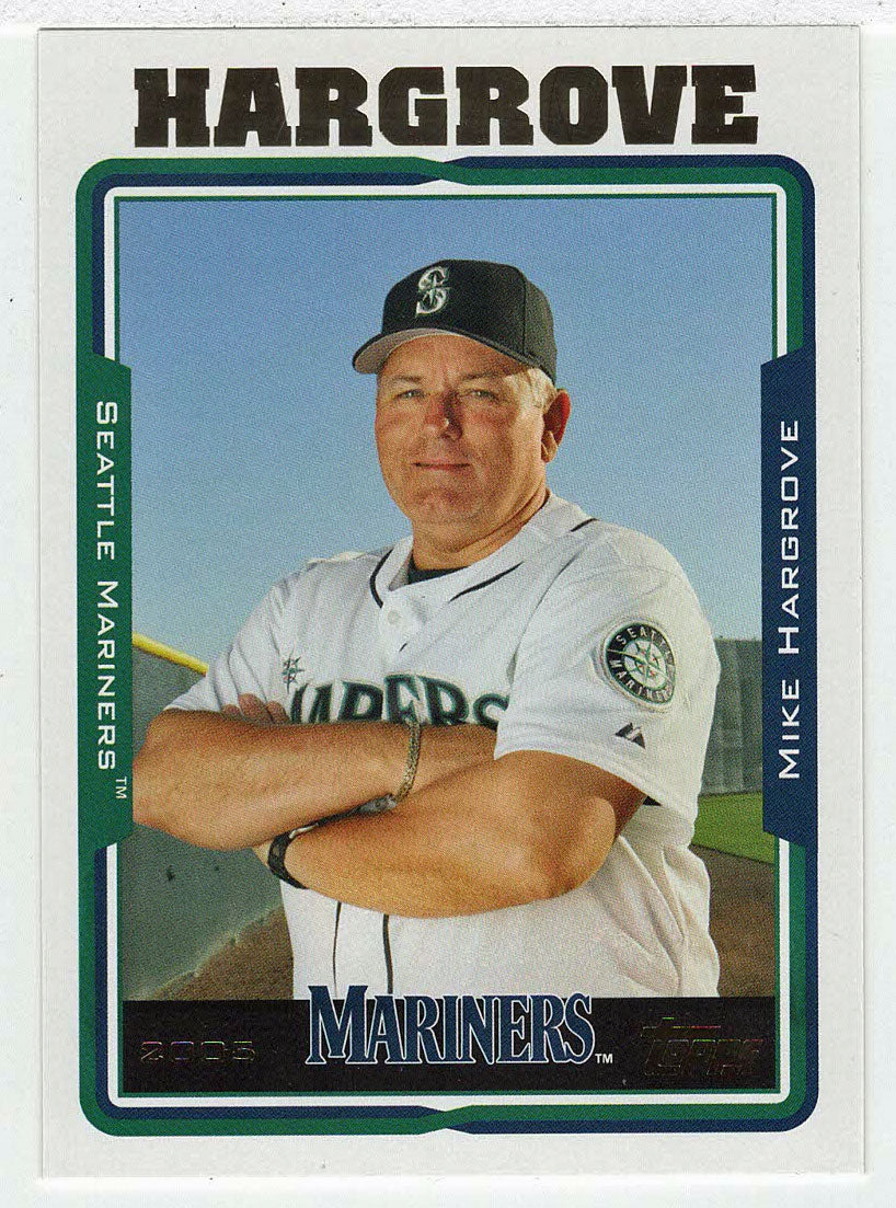 Mike Hargrove - Seattle Mariners - Manager (MLB Baseball Card) 2005 Topps Update # 85 Mint