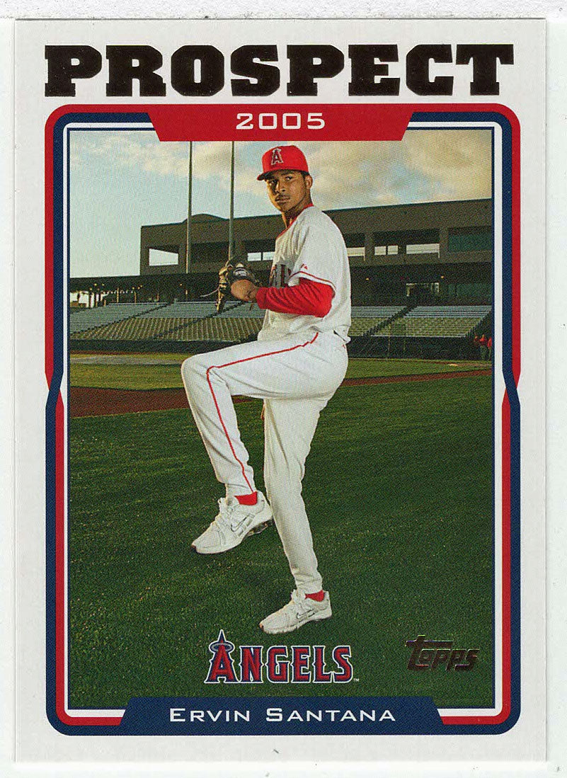 Ervin Santana - Los Angeles Angels - Prospect (MLB Baseball Card) 2005 Topps Update # 92 Mint