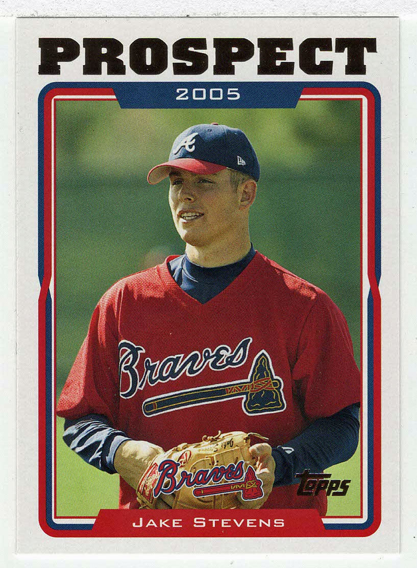 Jake Stevens - Atlanta Braves - Prospect (MLB Baseball Card) 2005 Topps Update # 97 Mint