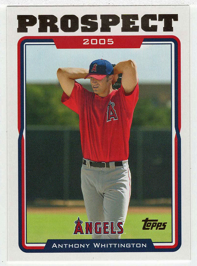 Anthony Whittington - Los Angeles Angels - Prospect (MLB Baseball Card) 2005 Topps Update # 98 Mint