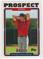 Anthony Whittington - Los Angeles Angels - Prospect (MLB Baseball Card) 2005 Topps Update # 98 Mint