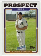 Carlos Quentin - Arizona Diamondbacks - Prospect (MLB Baseball Card) 2005 Topps Update # 102 Mint