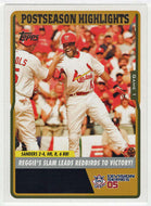 Reggie Sanders - St. Louis Cardinals - Post-Season Highlights (MLB Baseball Card) 2005 Topps Update # 117 Mint