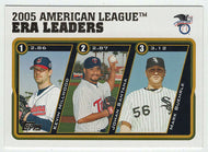 Kevin Millwood - Johan Santana - Mark Buehrle - League Leaders (MLB Baseball Card) 2005 Topps Update # 139 Mint