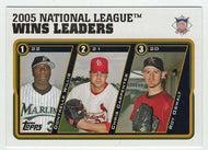 Dontrelle Willis - Chris Carpenter - Roy Oswalt - League Leaders (MLB Baseball Card) 2005 Topps Update # 144 Mint