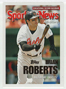 Brian Roberts - Baltimore Orioles - Sporting News All-Stars (MLB Baseball Card) 2005 Topps Update # 148 Mint