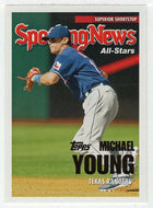 Michael Young - Texas Rangers - Sporting News All-Stars (MLB Baseball Card) 2005 Topps Update # 149 Mint