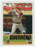 Vladimir Guerrero - Los Angeles Angels - Sporting News All-Stars (MLB Baseball Card) 2005 Topps Update # 152 Mint