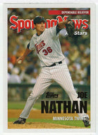 Joe Nathan - Minnesota Twins - Sporting News All-Stars (MLB Baseball Card) 2005 Topps Update # 156 Mint