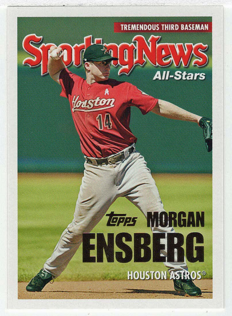 Morgan Ensberg - Houston Astros - Sporting News All-Stars (MLB Baseball Card) 2005 Topps Update # 160 Mint