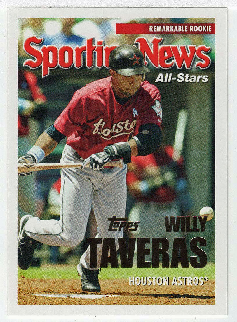 Willy Taveras - Houston Astros - Sporting News All-Stars (MLB Baseball Card) 2005 Topps Update # 168 Mint