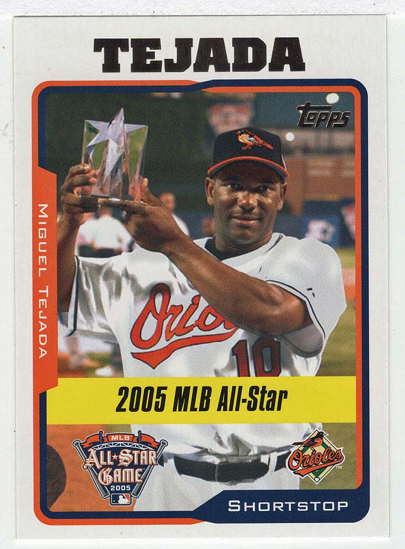 Miguel Tejada - Baltimore Orioles - All-Star (MLB Baseball Card) 2005 Topps Update # 179 Mint