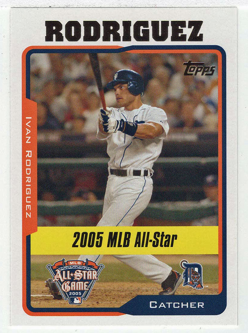 Ivan Rodriguez - Detroit Tigers - All-Star (MLB Baseball Card) 2005 Topps Update # 182 Mint