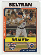 Carlos Beltran - New York Mets - All-Star (MLB Baseball Card) 2005 Topps Update # 186 Mint